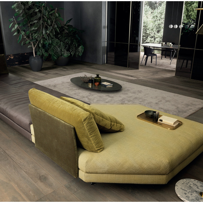 Stone sofa, texture and attitude collide with avant-garde art