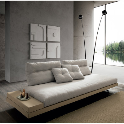 Stone sofa, texture and attitude collide with avant-garde art