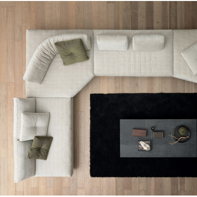 Stone sofa, texture and attitude collide with avant-garde art