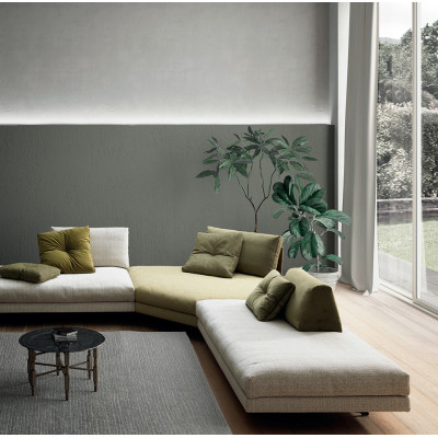 Stone sofa, texture and attitude collide with avant-garde art