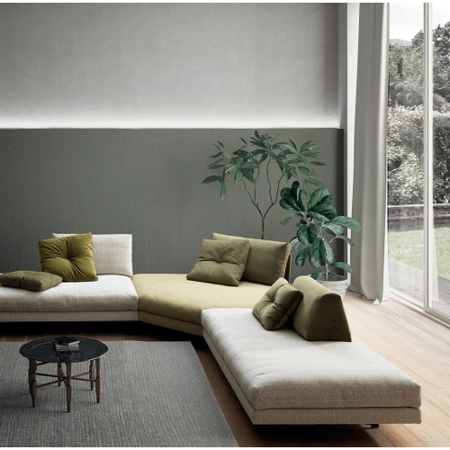 Stone sofa, texture and attitude collide with avant-garde art