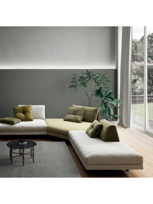 Stone sofa, texture and attitude collide with avant-garde art